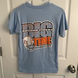 Vintage Miami Hurricanes Auburn Tigers Shirt Small NCAA Single Stitch Test print